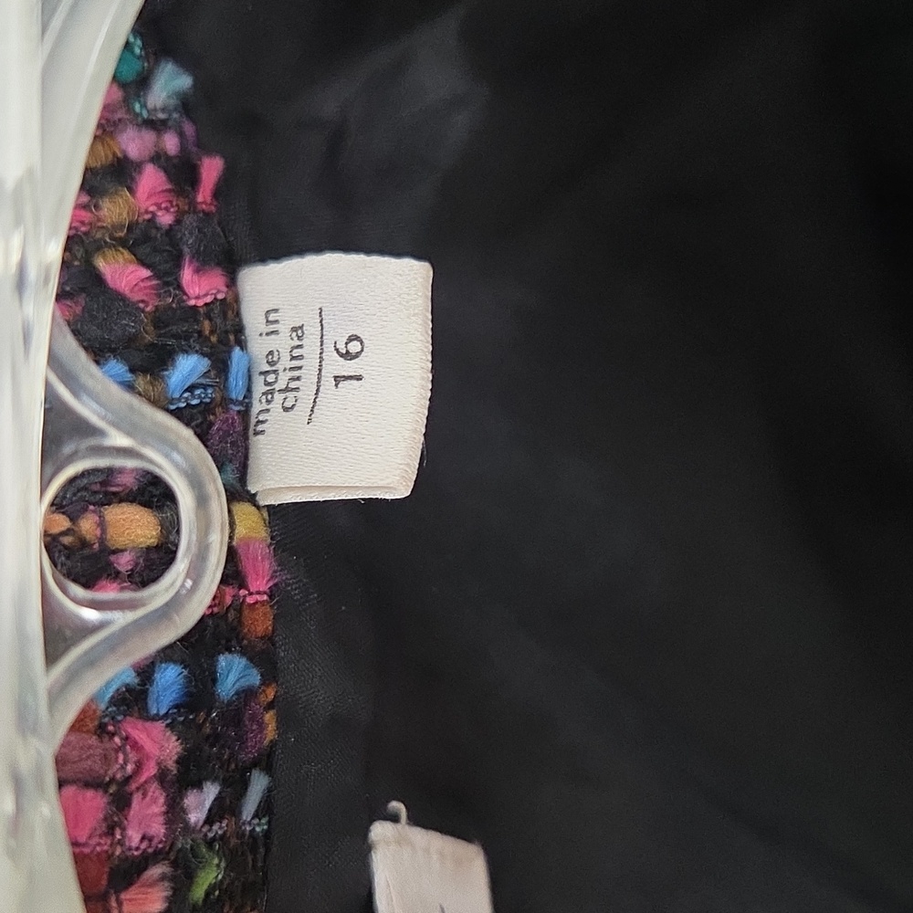 Coldwater Creek Multicolor Tweed Blazer - Picture 3 of 3